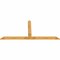 Ekena Millwork Portland Rough Sawn Timber Gable Bracket, Western Red Cedar, 108"W x 49"H x 2"D x 6"F, 11/12 Pitch GBW108X49X0206POR00RWR - alternate 3